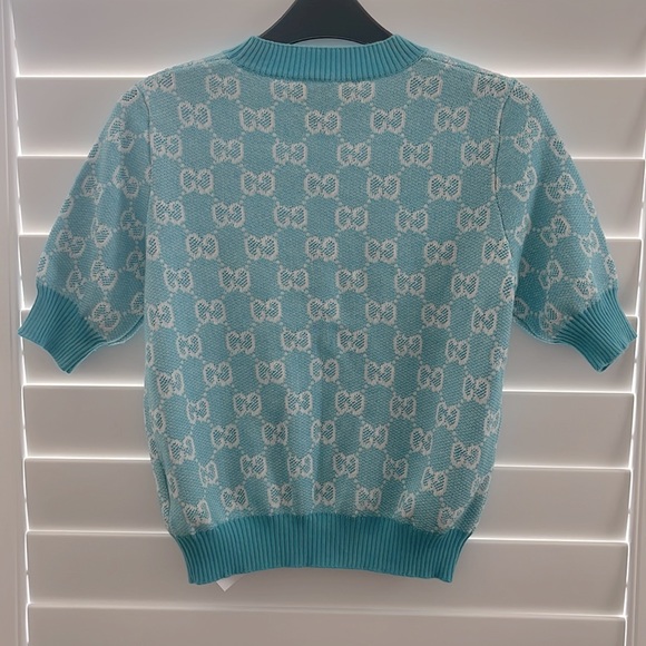 Gucci GG cotton wool piquet top M - Picture 5 of 10